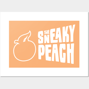 The Sneaky Peach Logo Posters and Art